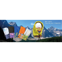 Traclet Tour De Cou Capuche Buff - Protection Polyvalente Mixte