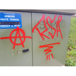 Bombe décapante anti-graffitis