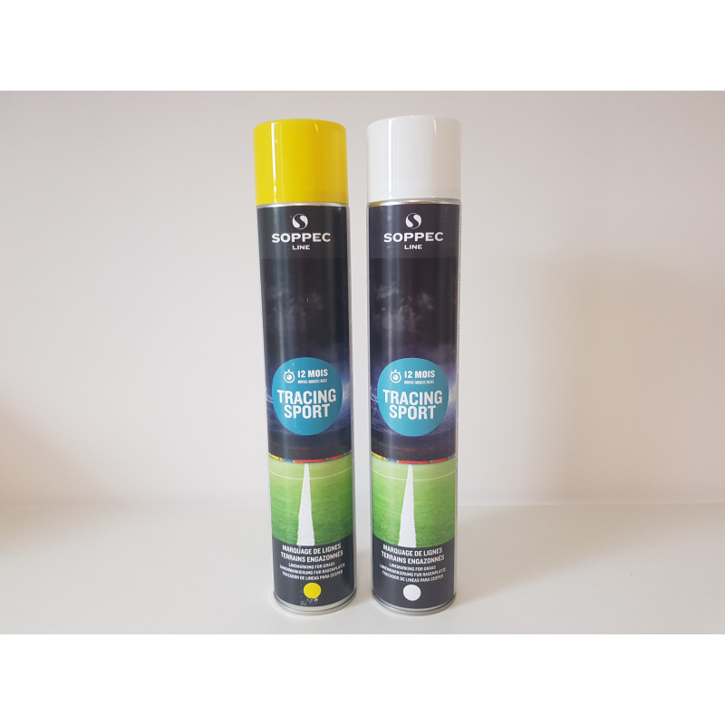 Bombe De Marquage Peinture Temporaire Pour Gazon 3 A 6 Mois 2 Coloris