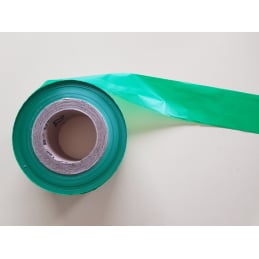 Rubalise oxobiodegradable vert couleur uni vert 70mm*250m