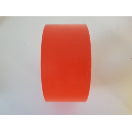 Rubalise oxobiodegradable couleur uni orange 70mm*250m