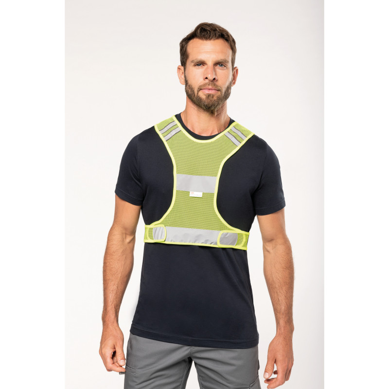 Gilet chasuble en filet Fluorescent
