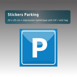 Sticker parking 20*20cm