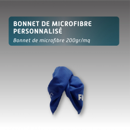 Bonnet de microfibre - personnalisé
