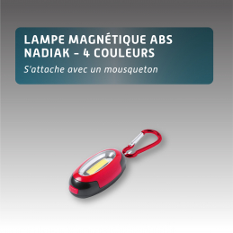 Lampe magnétique ABS Nadiak - 4 couleurs