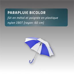 Parapluie bicolor