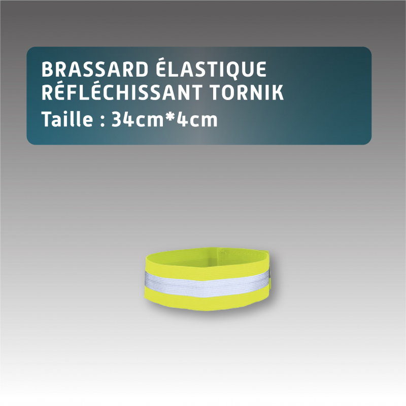 Brassard RETRO-REFLECHISSANT FLUO