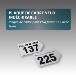 Plaque De Cadre Vélo HYGINA – Marque VELO – Occasion – Accessoire Vélo Rétro