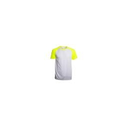 Tee shirt polyester bi color